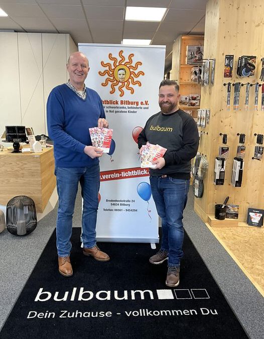 Spende der Firma Bulbaum GmbH