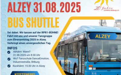Bus-Shuttle zum Ehrenamtstag in Alzey am 31.08.2025