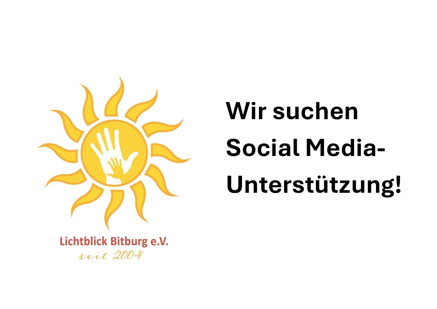 💛 Wir suchen Social Media-Unterstützung!