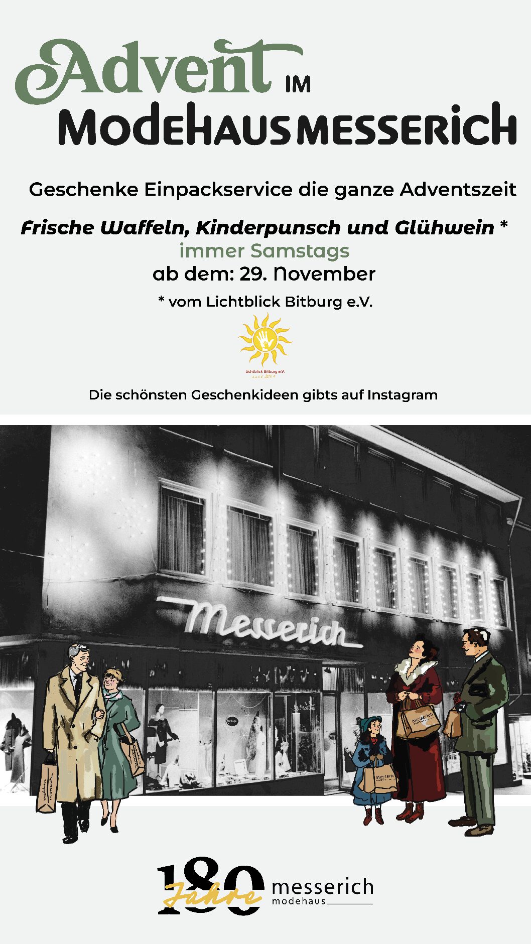 Advent im Modehaus Messerich