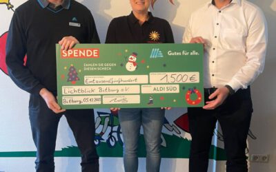 Spende der Unternehmensgruppe ALDI Süd