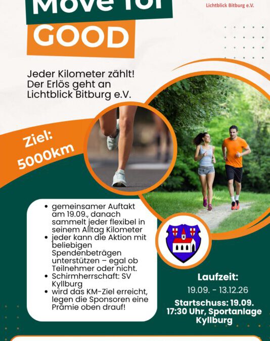 Lauf- und Geh-Challenge „Move for Good“